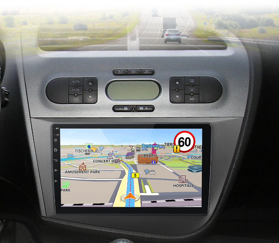 Radio Android Auto Carplay Seat Leon 2 MK2 2005 - 2012