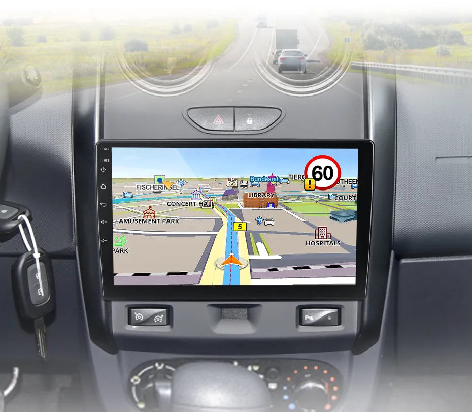 Android Auto Radio Carplay Dacia Duster 2015-2020