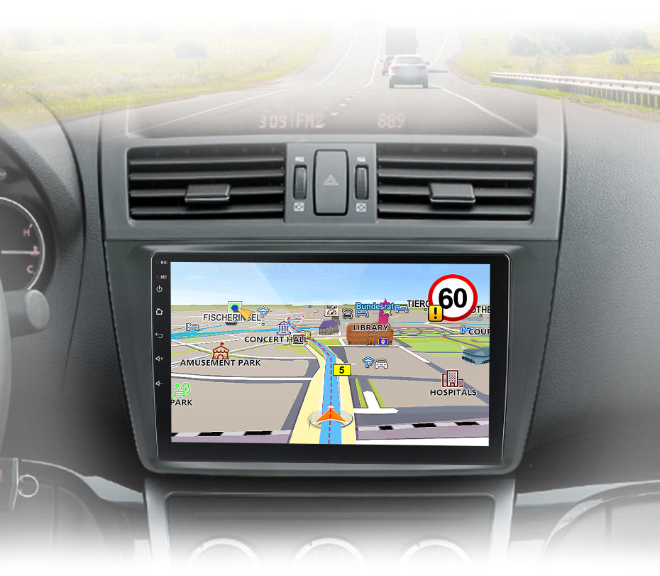 Pantalla Android Auto Carplay Mazda 6 2007 - 2013