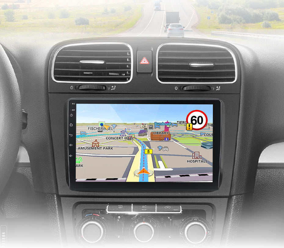 Android Auto Radio Carplay Volkswagen Golf 6 2008-2012