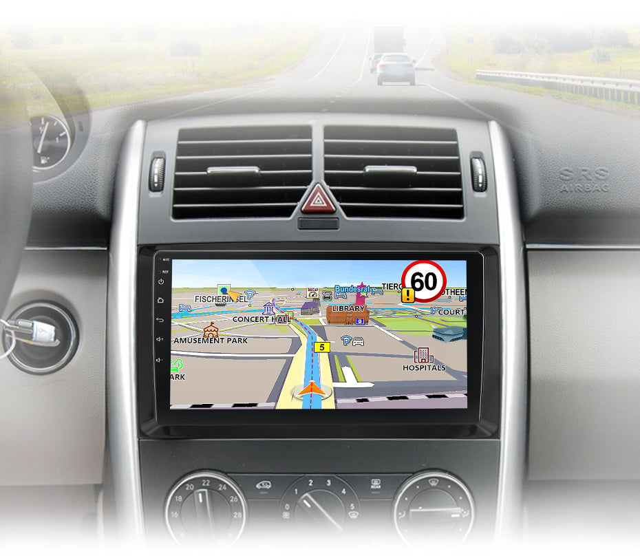 Android Auto Radio Carplay Mercedes A Class W169 B Class W245 Sprinter W906 Vito W639