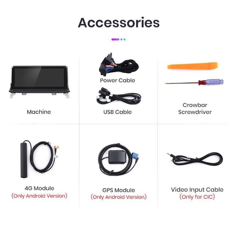 Radio ANDROID para BMW X5 E70 F15 X6 E71 F16 2007-2013 - RProjekt