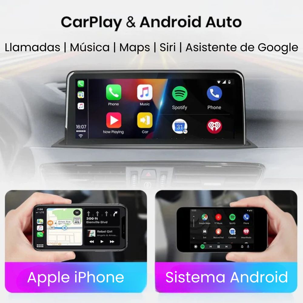 Pantalla Android Auto Carplay BMW X1 E84 2009 - 2015