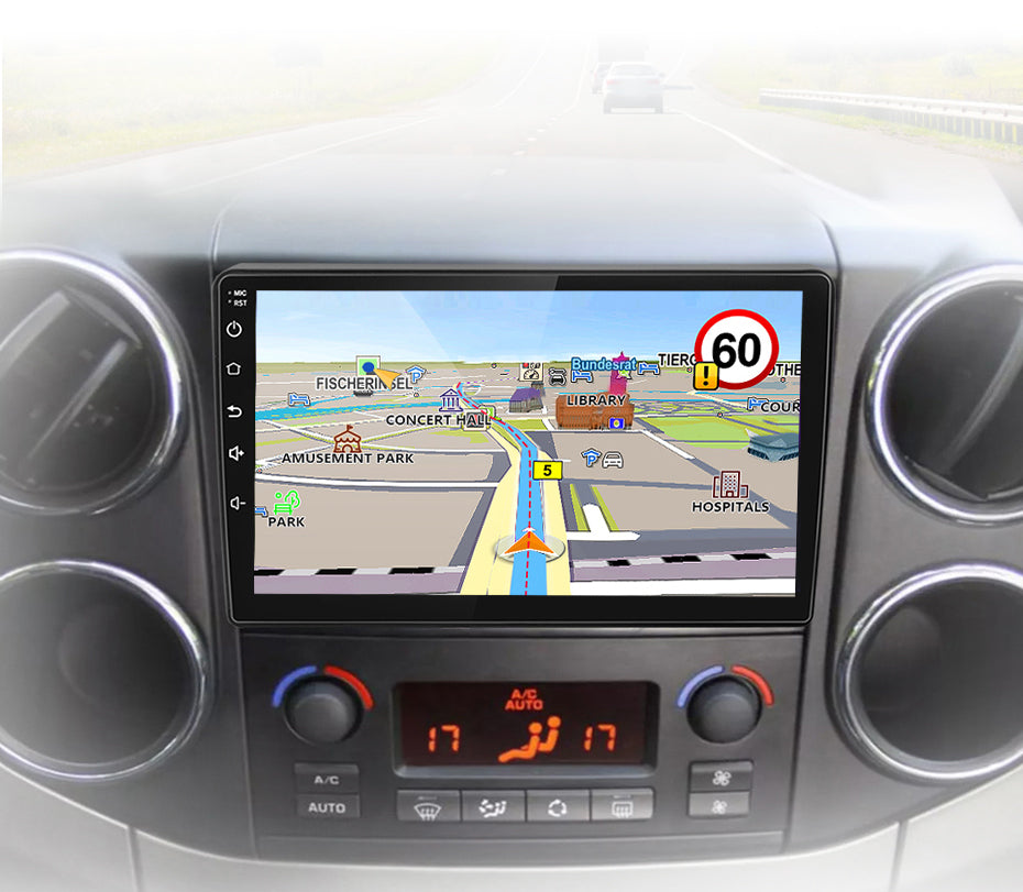 Android Auto Radio Carplay Citroen Berlingo / Peugeot Partner 2008-2019