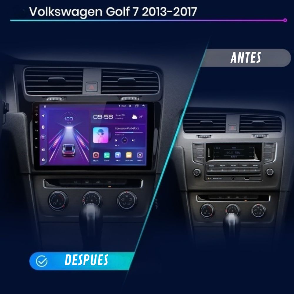 Android Autoradio Carplay Volkswagen Golf 7 2013-2017
