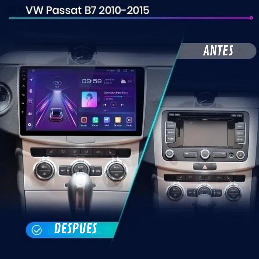 Android Auto Radio Carplay Volkswagen Passat B6 B7 CC 2010-2015