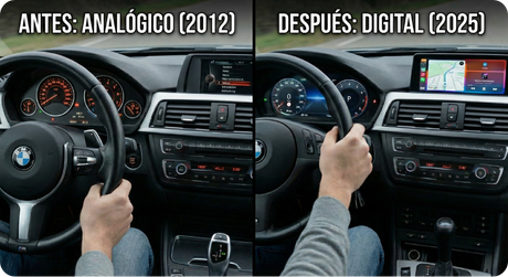 De Analógico a Digital: El cambio radical que rejuvenece tu coche 10 años