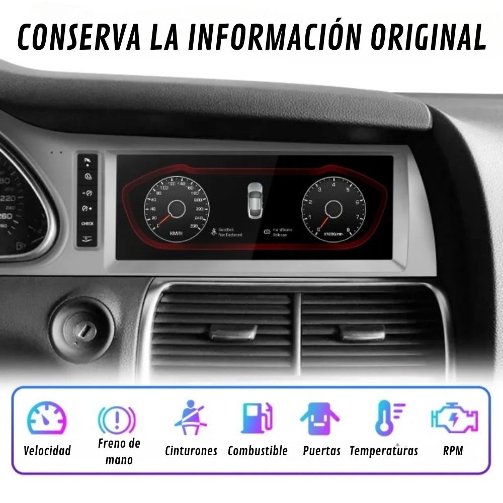 Touch Screen radio Android Auto Carplay Audi A3 8P 2003 - 2013 – RProjekt
