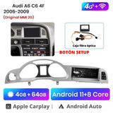 pantalla android auto audi a6 C6 4f pantalla carplay audi a6 radio android auto audi a6 radio carplay audi a6 pantalla tactil audi a6 radio android audi a6 bluetooth 4g google maps waze spotify