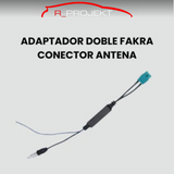 Adaptador Conector radio doble FAKRA VW Skoda/Golf/MK5/MK6/Passat B6/B7/Tiguan