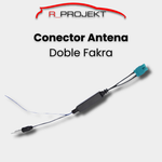 Double FAKRA Radio Connector Adapter Volkswagen Seat Skoda Audi