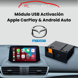 Adaptador Inalámbrico Apple CarPlay y Android Auto para Mazda módulo USB