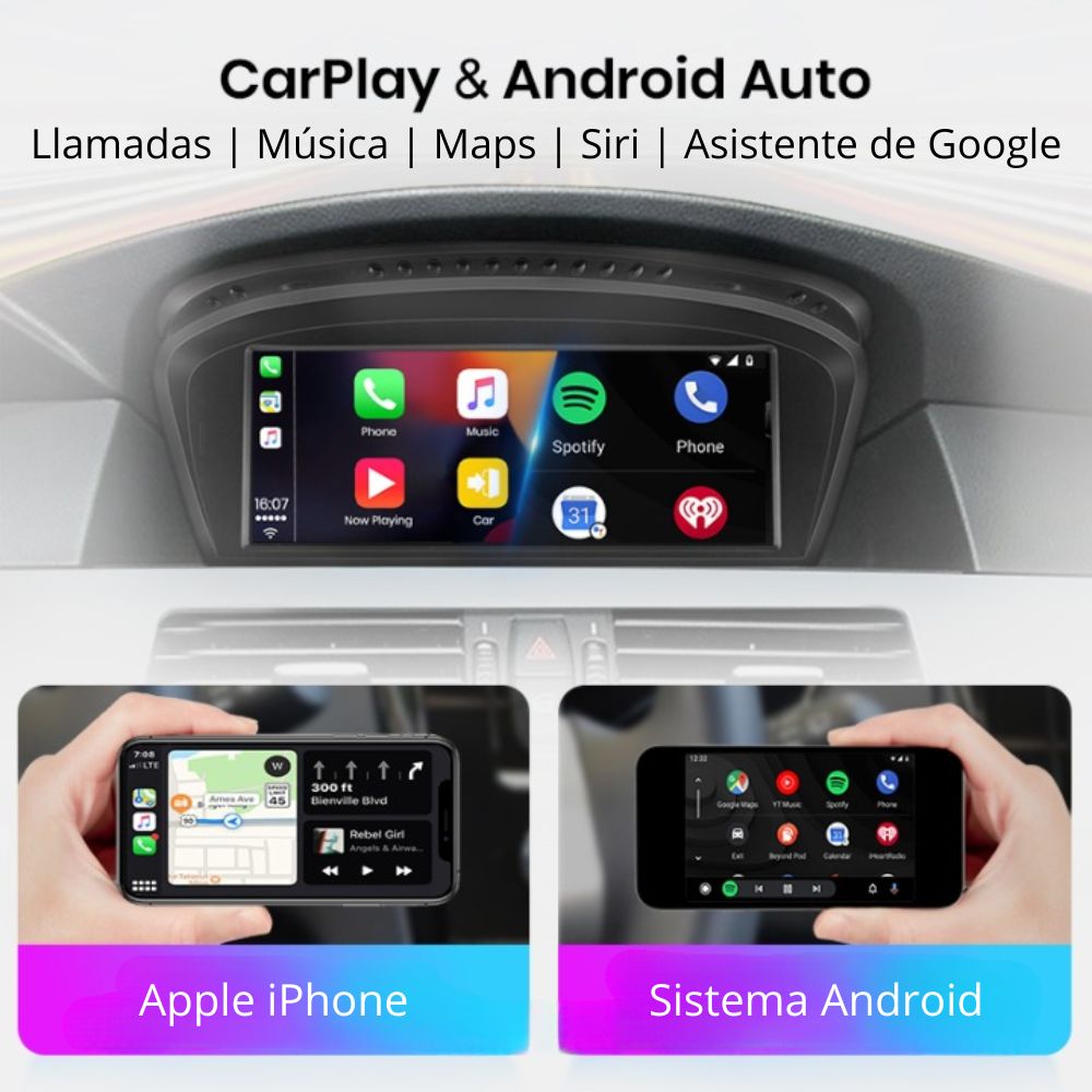 Touch Screen radio Android Auto Carplay BMW Series 3 5 6 E60 E61 E63 E64  E90 E91 E92 CCC CIC – RProjekt