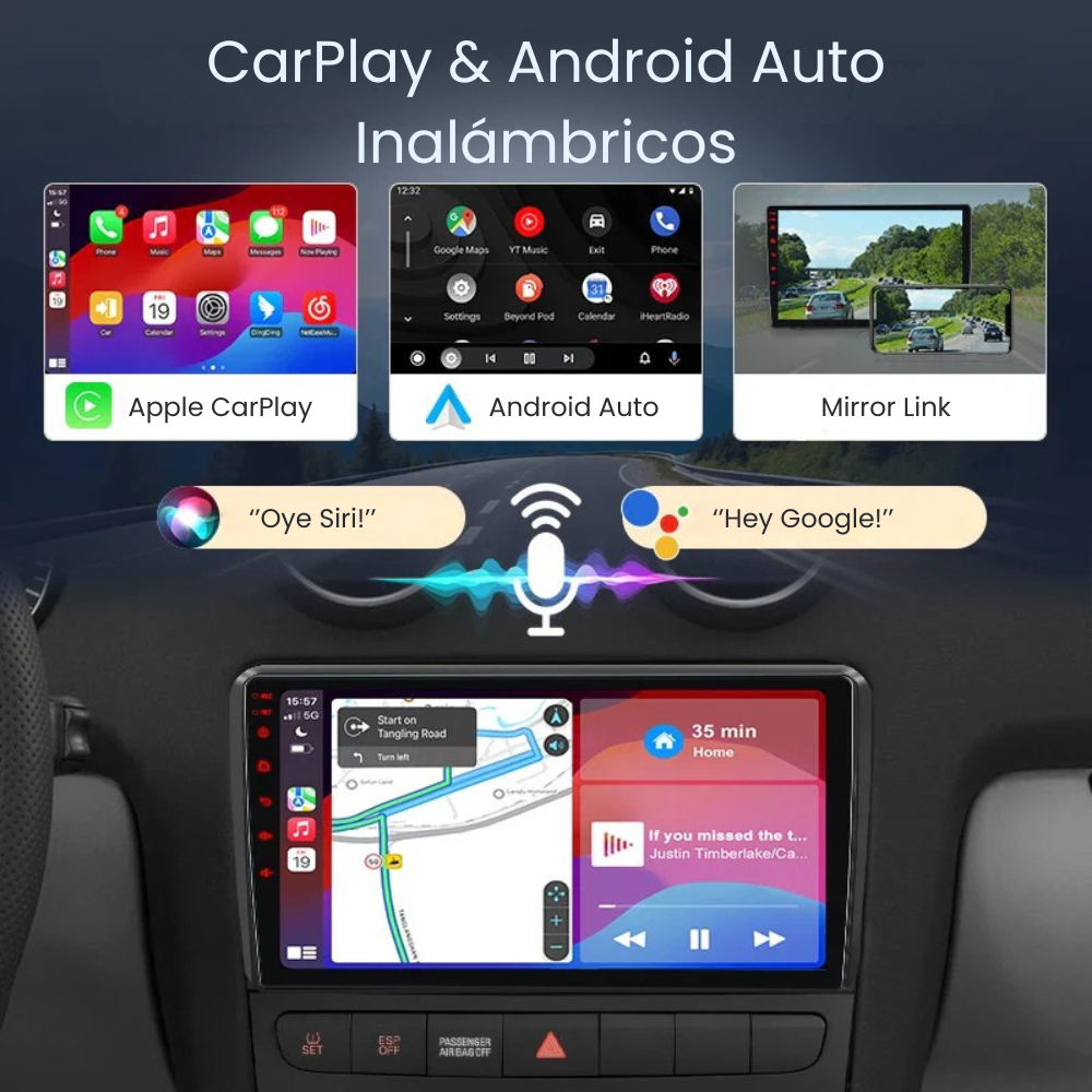 Radio Android Auto Carplay Honda Civic 2005-2011