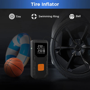 Arrancador de Coche & Inflador 4 en 1 | Batería Externa 8000mAh, Compresor Digital y Luz LED de Emergencia