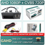 Cámara de visión trasera Volkswagen VW Passat Golf Polo B6 B7 Jetta Tiguan Touareg Audi A3 A4 A5 A6 Cayenne RProjekt