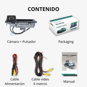 Cámara de visión trasera para Audi A3 8V A4 B8 - B9 Volkswagen Tiguan Touran Touareg Skoda Octavia A7 Rapid Yeti