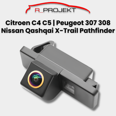 Rear View Camera for Citroen C4/C5 Peugeot 307 308 Nissan Qashqai X-Trail Pathfinder