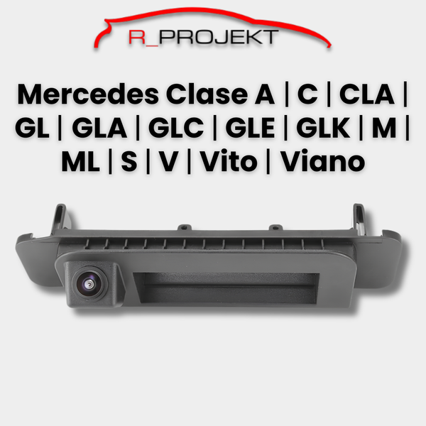 Cámara de visión trasera para Mercedes Clase A W176, Clase M ML GLE W166, GLK X204, GLA X156, GLC X253, Clase V Vito W447, Clase C W205, CLA W117 C117, Clase S W222