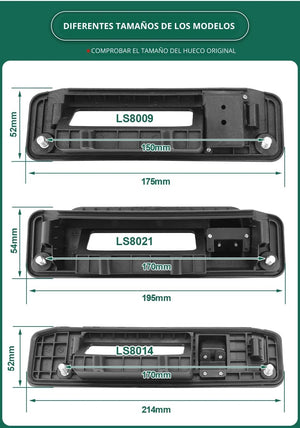 Rückfahrkamera für Mercedes Klasse A W176, Klasse M ML GLE W166, GLK X204, GLA X156, GLC X253, Klasse V Vito W447, Klasse C W205, CLA W117 C117, Klasse S W222