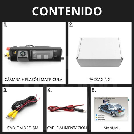 Cámara de visión trasera para Toyota RAV4 RAV-4 2007-2011 RProjekt