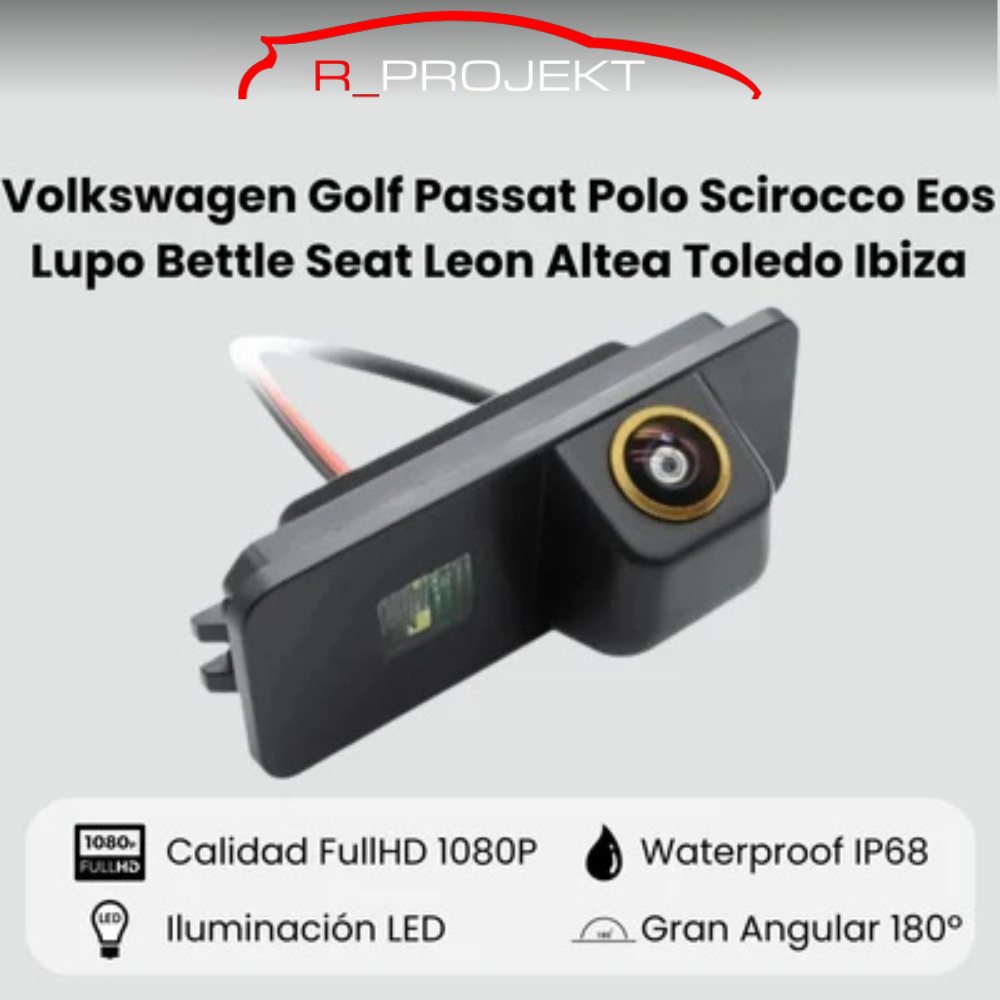 Rear View Camera for Volkswagen Golf Passat CC Polo Scirocco Eos Lupo Phaeton Beetle Seat Leon Altea Toledo Ibiza