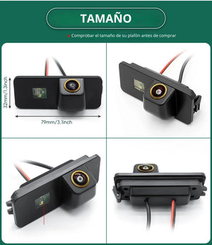 Cámara de visión trasera para Volkswagen Golf Passat CC Polo Scirocco Eos Lupo Phaeton Beetle Seat Leon Altea Toledo Ibiza