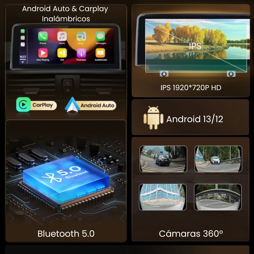 Android Auto Radio Carplay X3 E83 10" 2004-2010