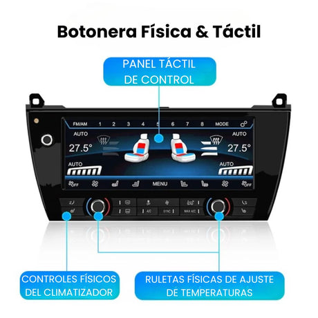 Climatizador Digital pantalla táctil 10,25" BMW Serie 5 F10 F11 2011-2017 RProjekt