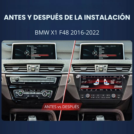 Climatizador Digital pantalla táctil 8,8" BMW X1 F48 2016-2022 RProjekt