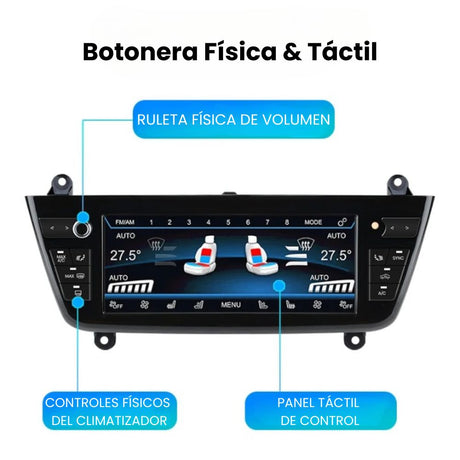 Climatizador Digital táctil 8,8" BMW Serie 2 3 4 M2 M3 M4 2013-2019 RProjekt