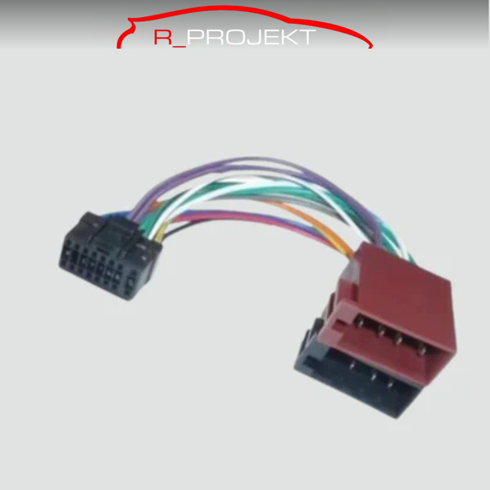 Conector ISO Universal 16 pines para radios Android
