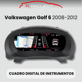 10.25" Digital Instrument Cluster Volkswagen Golf 6 MK6 2008-2012