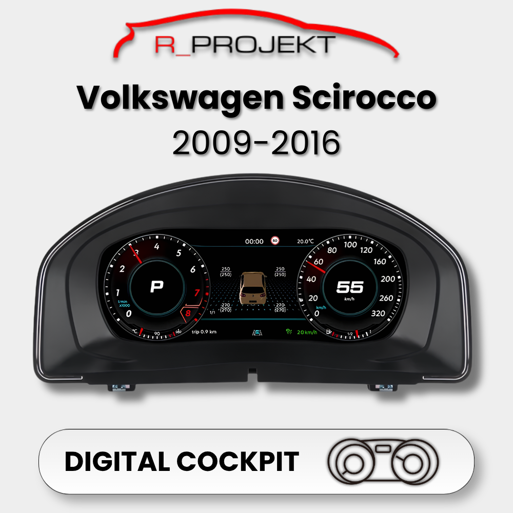 Digitales Armaturenbrett 10,25" Volkswagen Scirocco 2009-2016