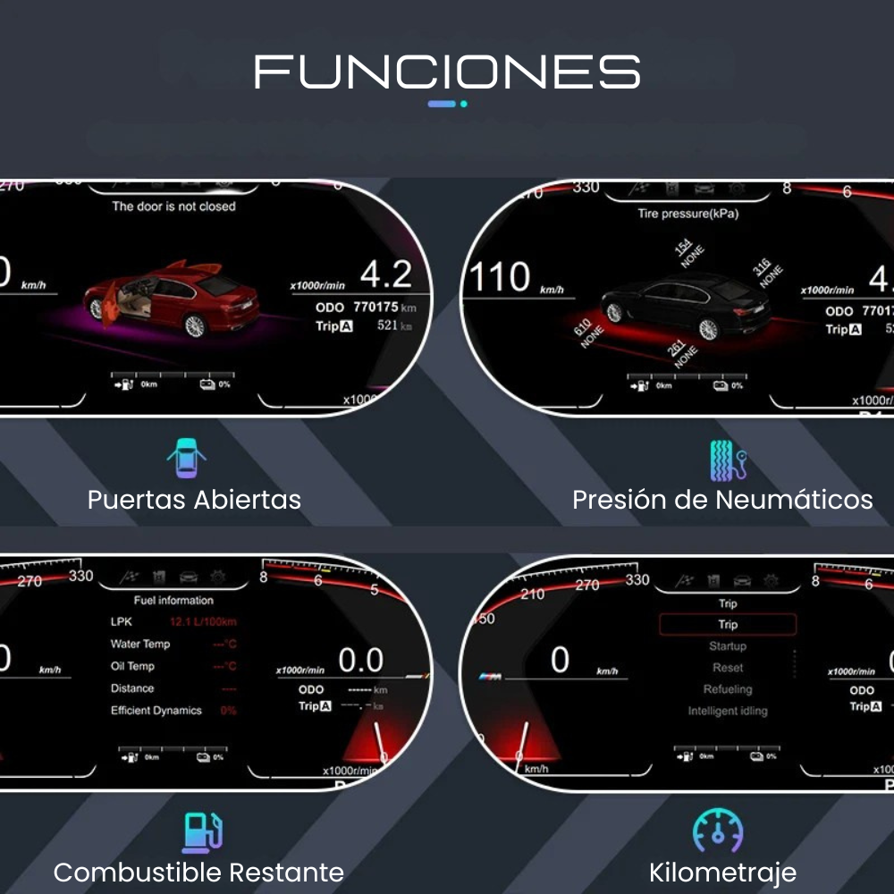 Cuadro de instrumentos digital 11" BMW Serie 1 E81 E82 E87 E88 2004-2011