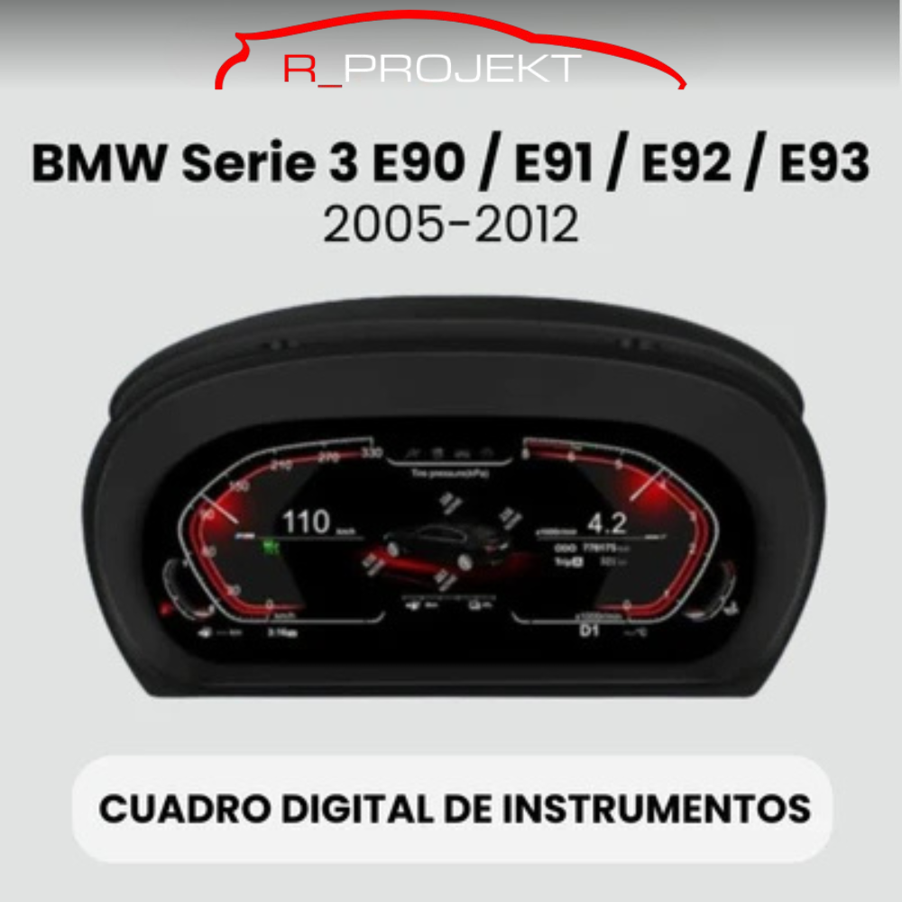 Cuadro de instrumentos digital 11" BMW Serie 3 E90 E91 E92 E93 2005-2012