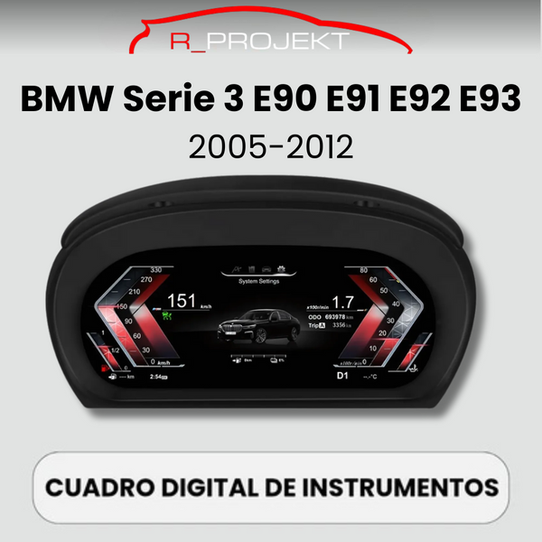 Digital instrument panel 11" BMW Series 3 E90 E91 E92 E93 2005-2012