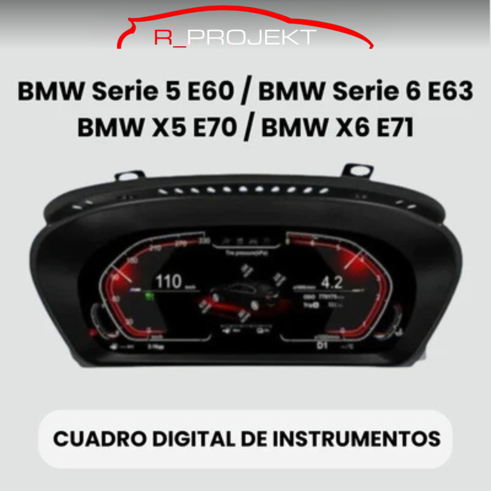 Digital instrument panel 12.3" BMW 5 Series E60 E61 / 6 Series E63 E64 
