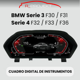 Cuadro de instrumentos digital 12,3" BMW Serie 3 F30 F31 Serie 4 F32 F33 F36