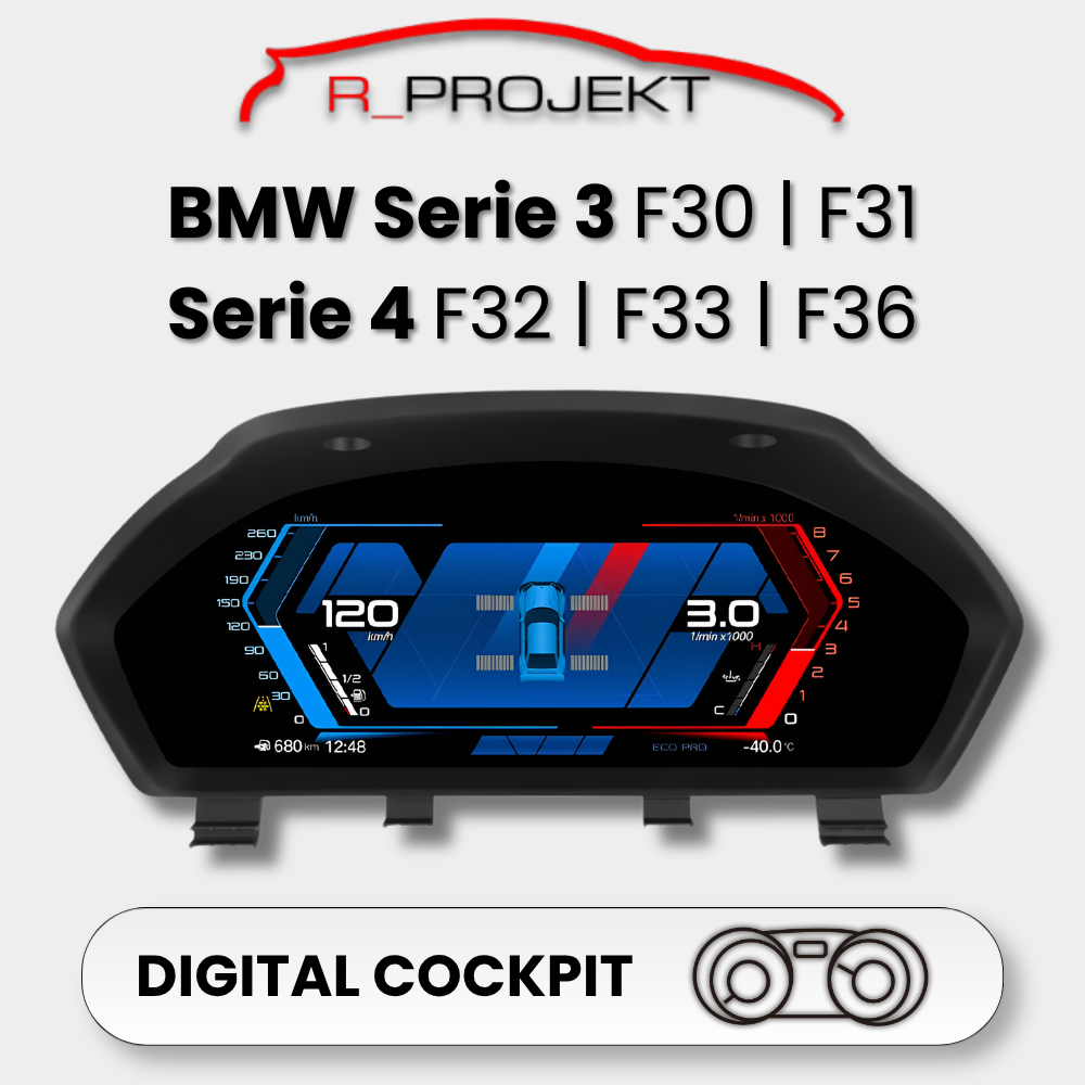 Digital Instrument Cluster 12.3" BMW 3 Series F30 F31 4 Series F32 F33 F36
