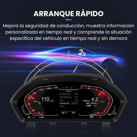 Cuadro de instrumentos digital 12,3" BMW Serie 3 F30 F31 Serie 4 F32 F33 F36 RProjekt