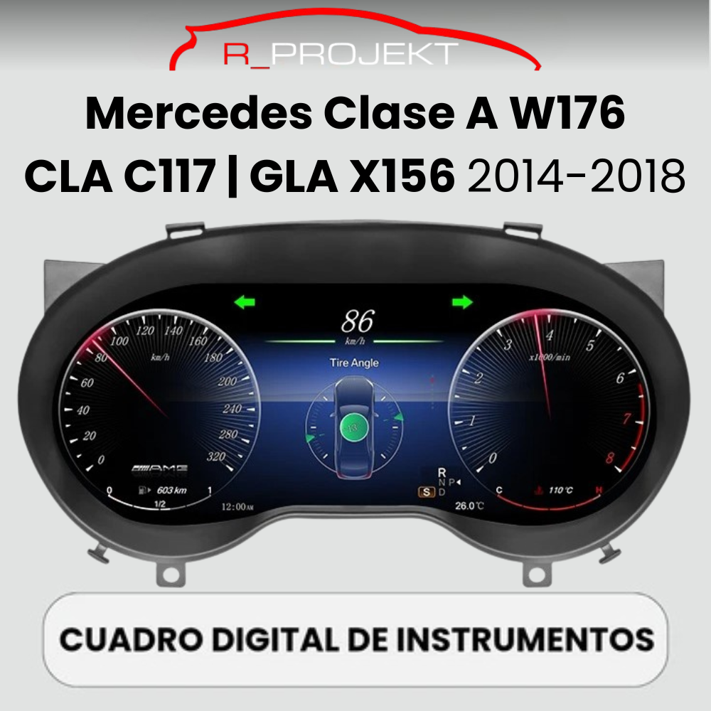 Digitale Instrumententafel 12,3" Mercedes A-Klasse W176 CLA C117 GLA X156
