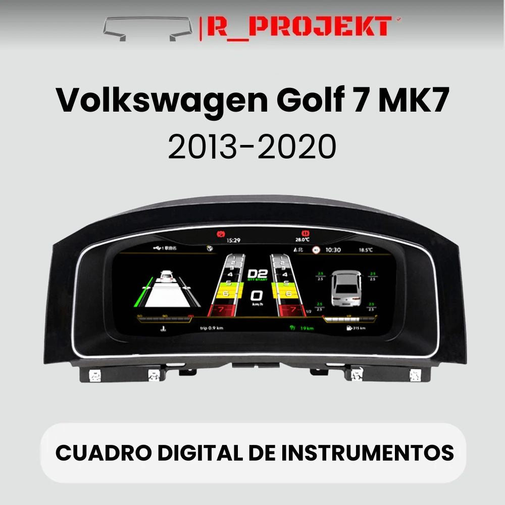 Cuadro de instrumentos digital 12,3" Volkswagen Golf 7 MK7 2013-2020