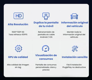 Digitale Instrumententafel 10,25