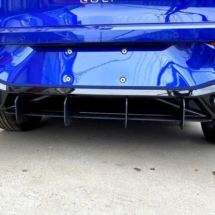 Rear bumper diffuser Volkswagen Golf 8 MK8 GTI GTE R-Line – R_PROJEKT