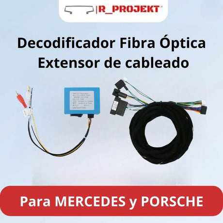 Decodificador Fibra óptica Harman Kardon / Extensor fibra óptica Mercedes RProjekt