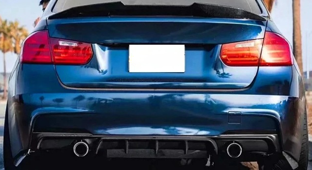 Rear diffuser BMW 3 Series F30 F31 M Pack Double Outlet