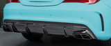 Difusor trasero + Colas escape Mercedes CLA C117 AMG 2012-2018 Look CLA45 AMG RProjekt