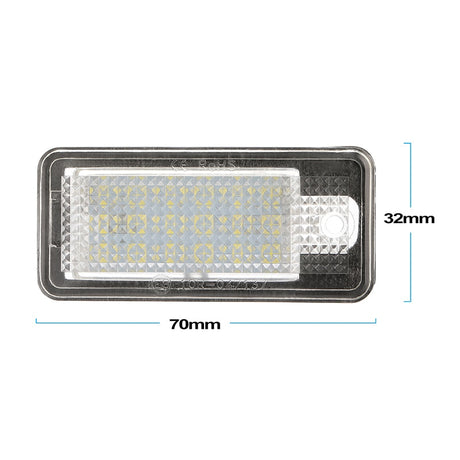 PLAFONES para MATRÍCULA AUDI A3 8P A4 B6 B7 A6 C6 A8 S8 Q7 - RProjekt