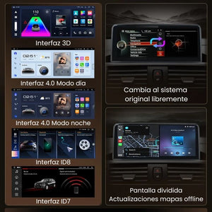 Android Auto Carplay Screen BMW 2 Series Active Tourer F45 Gran Tourer F46 BMW M2 F87 2013 - 2018